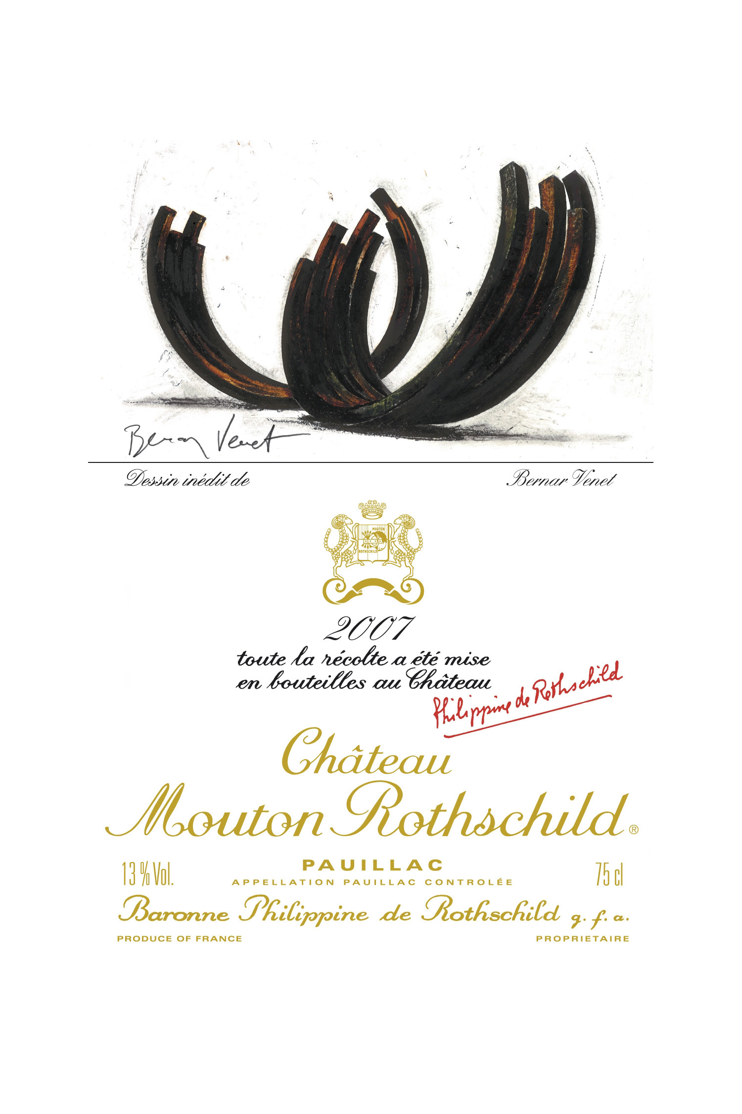 Château Mouton Rothschild 2007, Pauillac