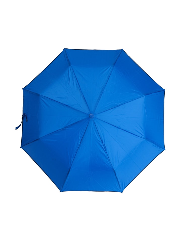 COFI 1453 Teleskop-Taschenschirm mit Schutzhülle Wasserfeste Regenschirme in Blau günstig kaufen onesize