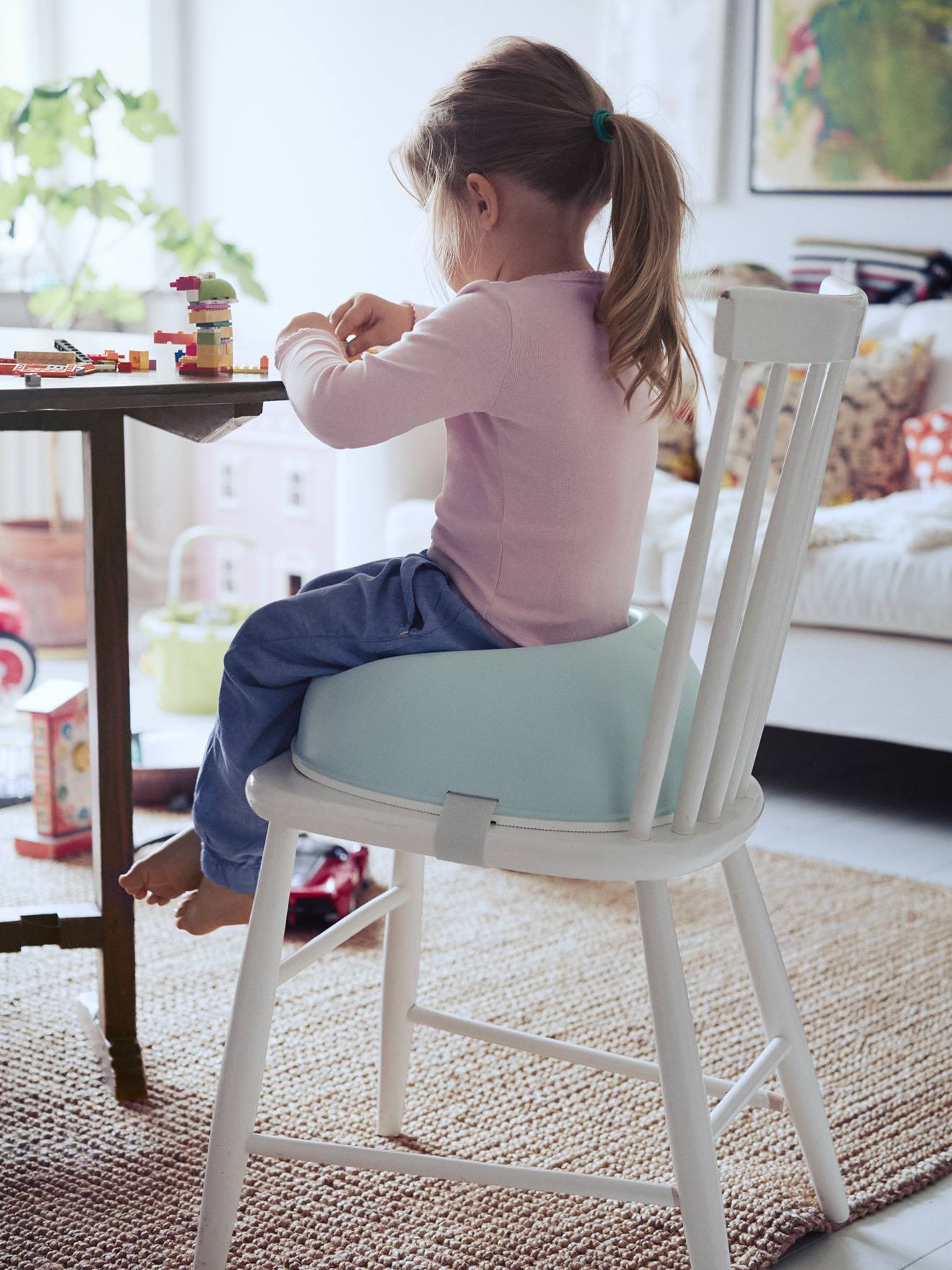 Rehausseur de chaise BabyBjörn blanc