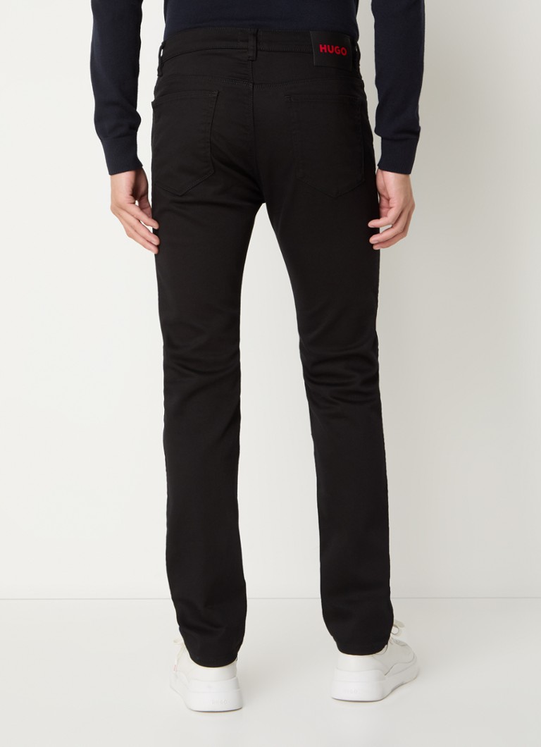 Jeansy HUGO BOSS 708 slim-fit z efektem sprania