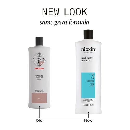 Nioxin System 3 šampon za vlasište i kosu 1000 ml