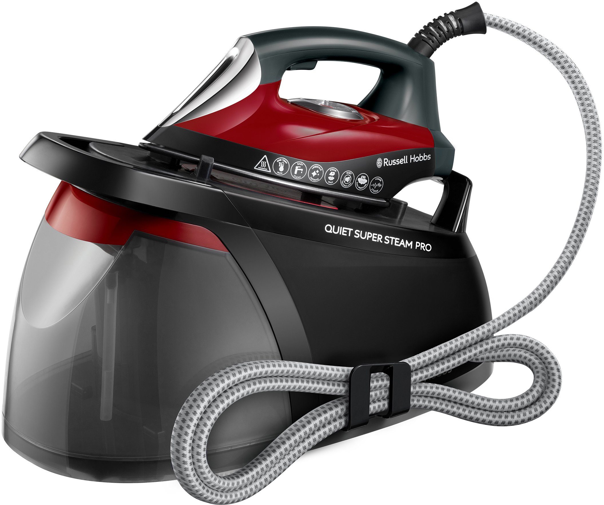 RUSSELL HOBBS Dampfbügelstation 24460-56 Quiet Super Steam Pro, 1800 ml Wassertank