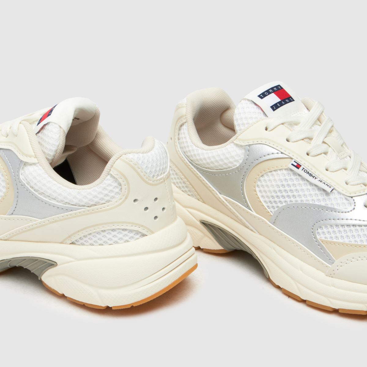 Tommy Jeans Coney Metallic Runner Tornacipő Fehér Színben