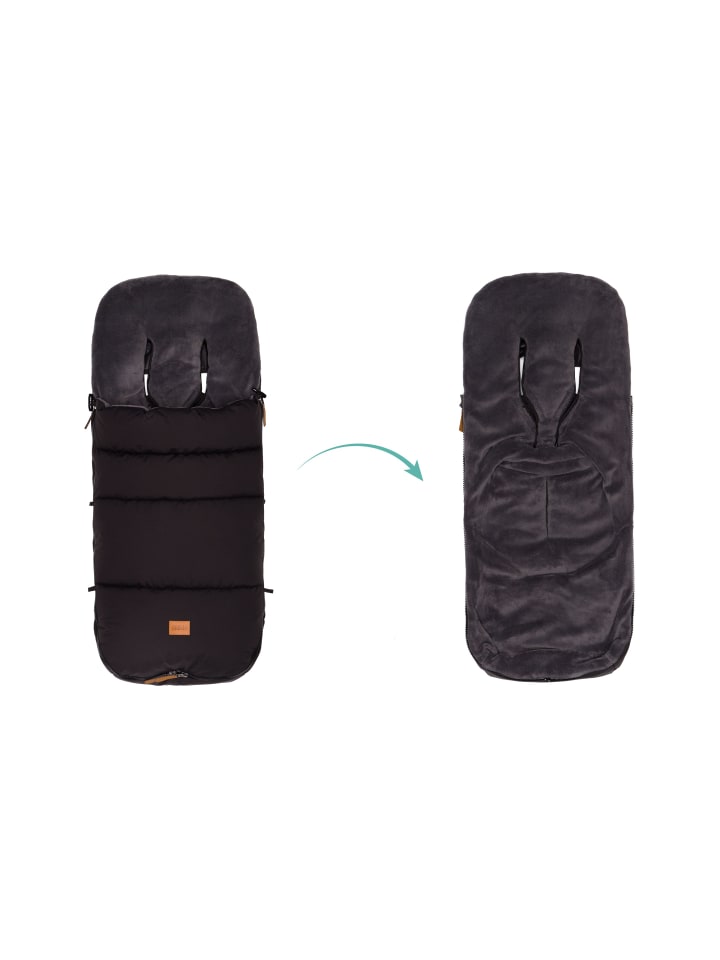 fillikid Winterfußsack Kinley Exklusiv in Schwarz günstig kaufen onesize