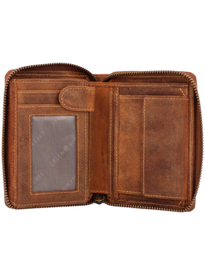 Greenburry Vintage Sternzeichen Geldbörse Leder 10 cm in wassermann günstig kaufen onesize