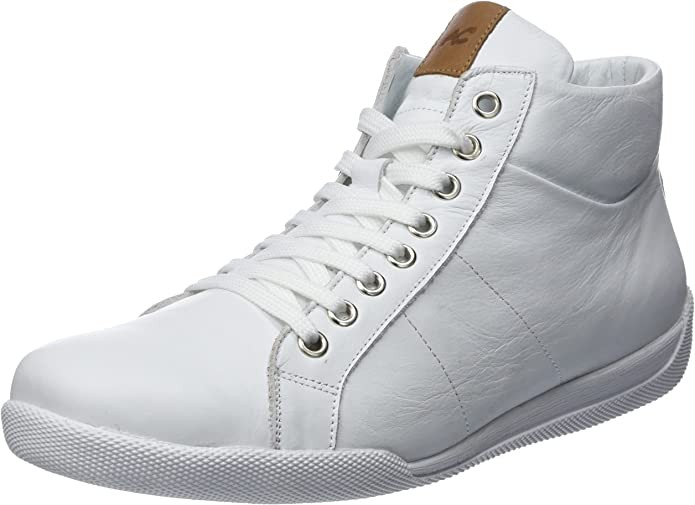 ESGANO Stiefeletten weiss
