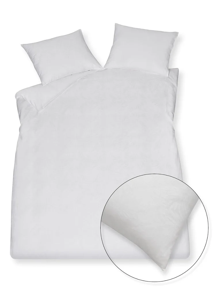 Vandyck Purity Florence duvet cover in 300 TC cotton satin - includes pillowcases
