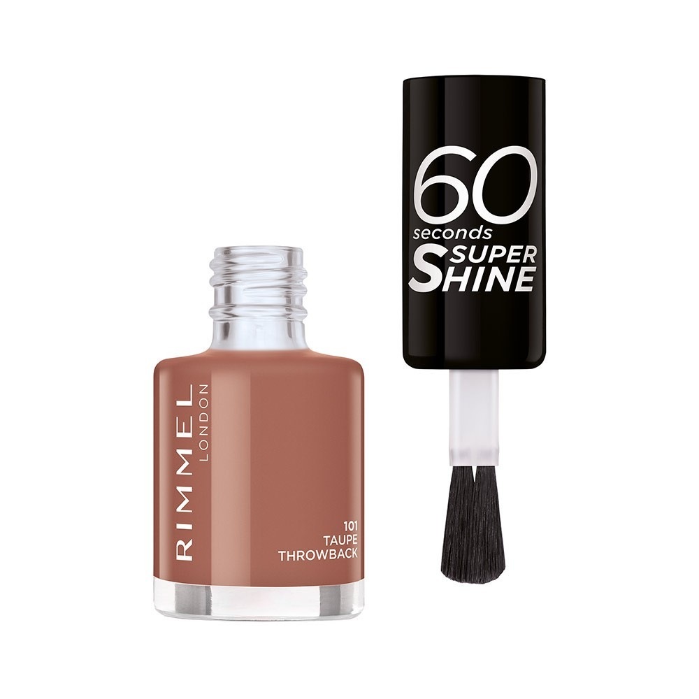 Rimmel London 60 SECONDS SUPER SHINE 101 TAUPE THROWBACK