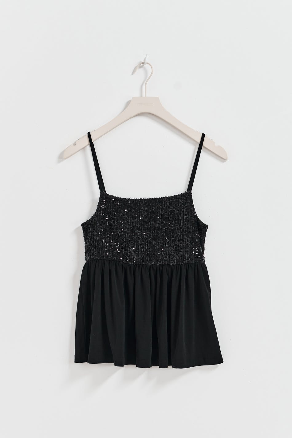 Y sequin top