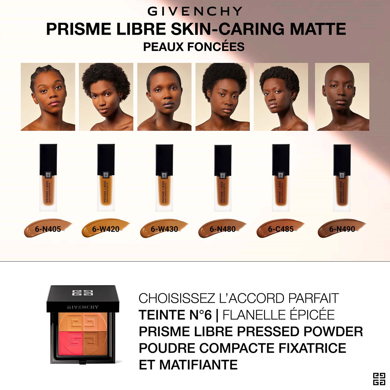 Givenchy Prisme Libre Skin - Caring Matte Fond de Teint Fini Mat Lumineux - 30 ml