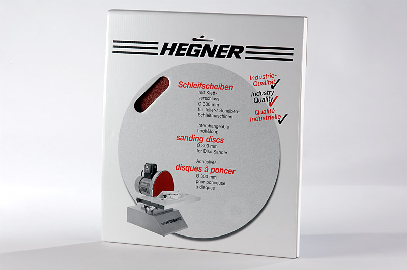 Hegner 116420002 Brusni disk sa čičak trakom za drvo 300 mm K80 po komadu
