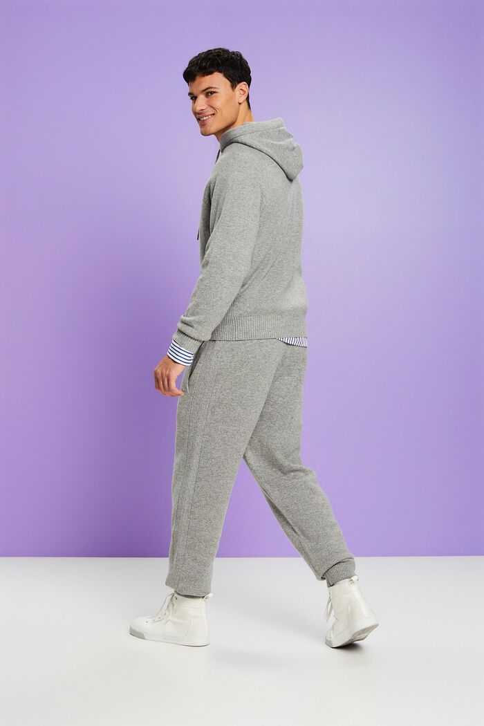 Unisex Strick-Jogginghose aus Wolle und Kaschmir