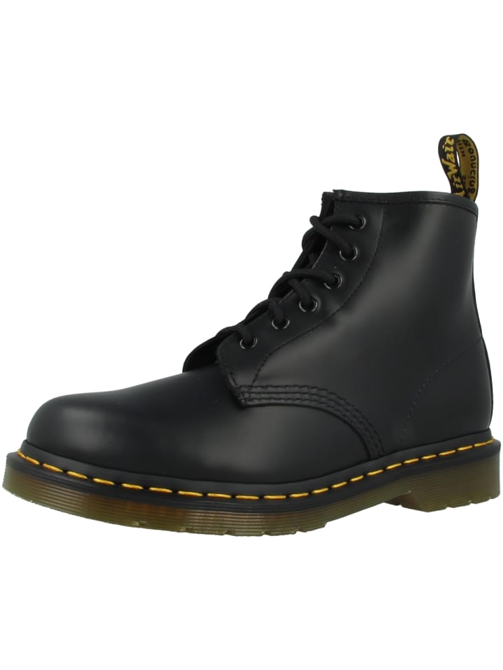 Dr. Martens Boots 101 Yellow Stitch in schwarz günstig kaufen