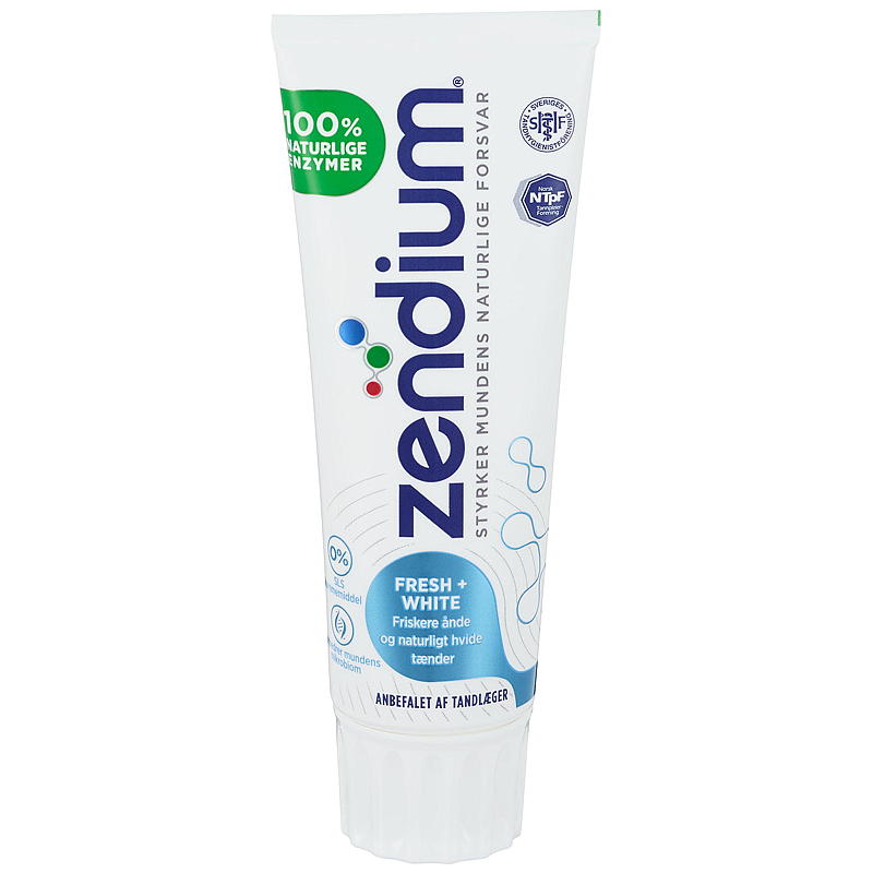 Zendium Tannkrem 75 ml Fresh   white Zendium