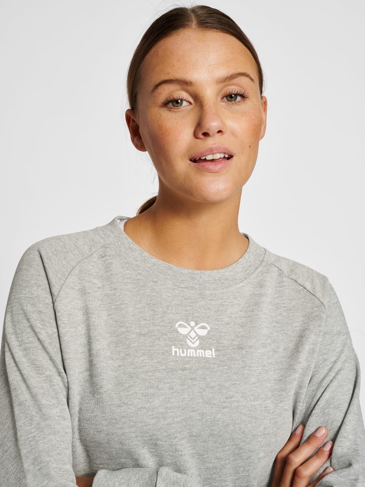 Hummel Hummel Sweatshirt Raglanärmel Hmlicons Damen in GREY MELANGE günstig kaufen