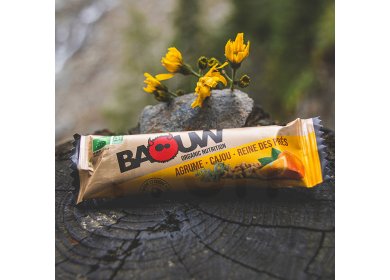 Baouw Barre nutritionnelle bio - Agrume - Cajou - Reine des prés