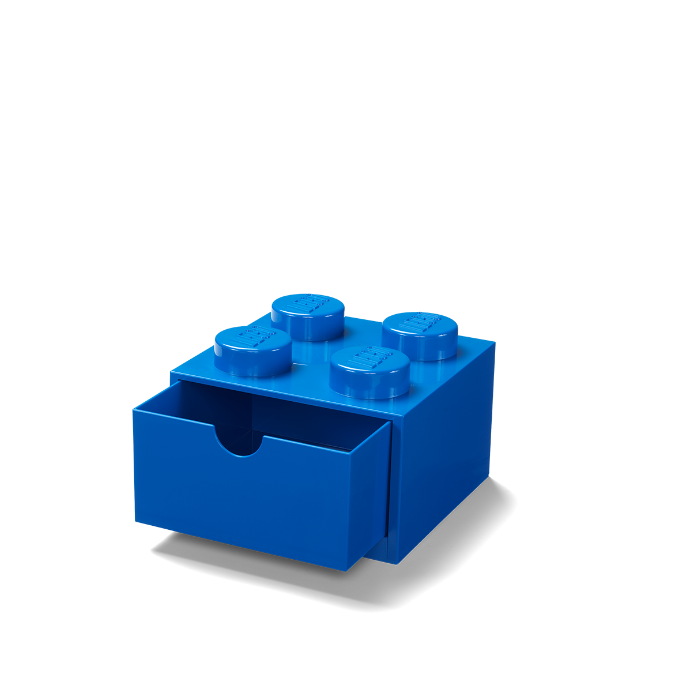 Aufbewahrungsstein mit Schubfach und 4 Noppen in Blau 5006141