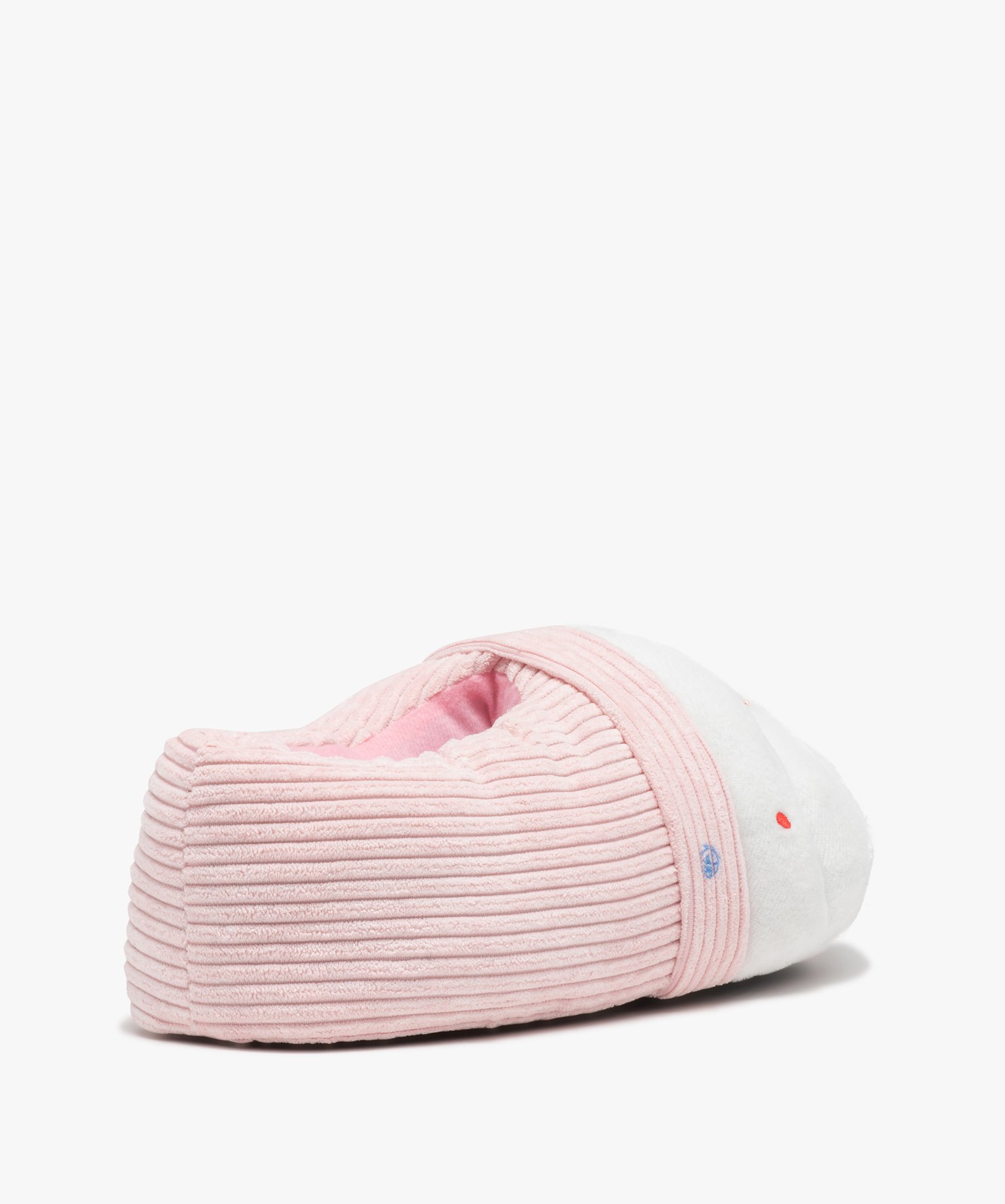 Chaussons femme volumineux en forme de glace multicolore | GEMO