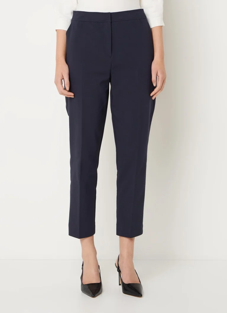 Pantaloni chino cu talie înaltă și croială conică de la Phase Eight Ulrica.