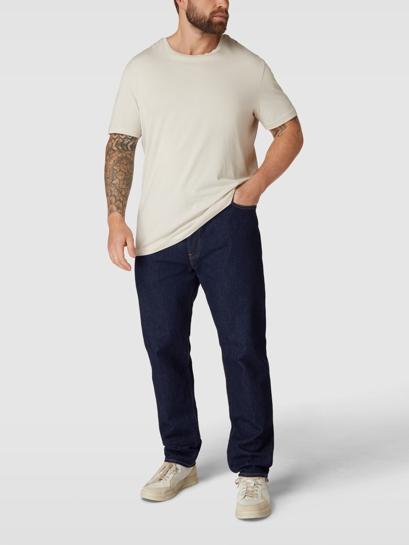PLUS SIZE Jeans mit Label-Patch in jeans