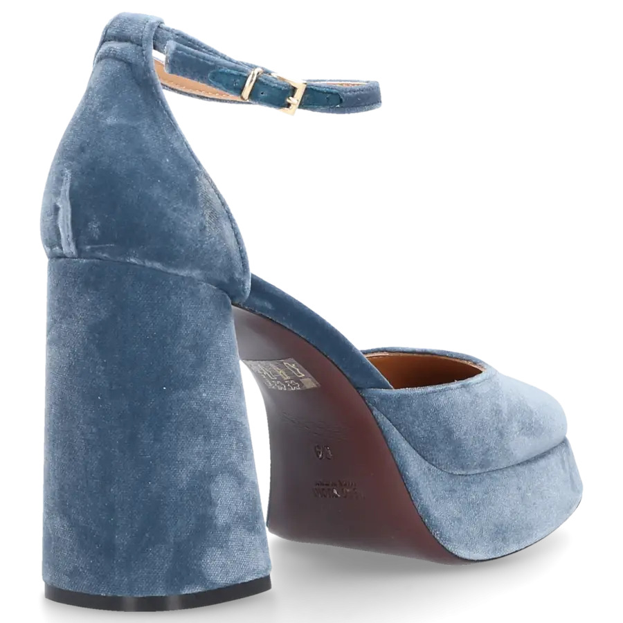 Roberto Festa - Pumps NICLA Samt - blau