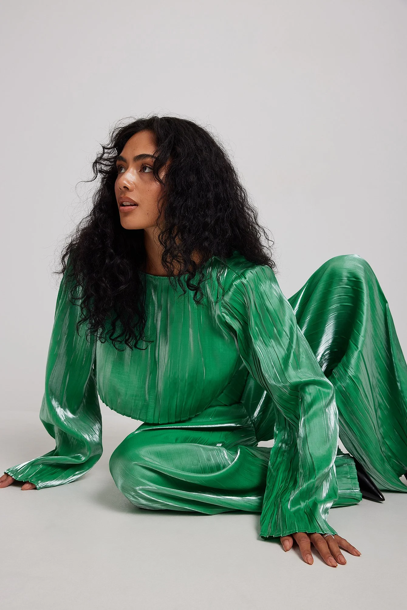 Plissierte Hose