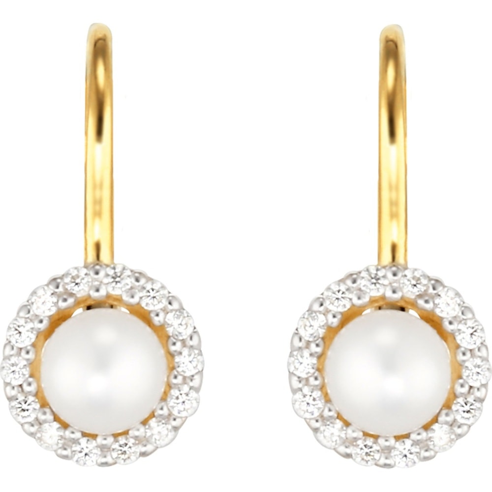 Valeria Boucles d'oreilles 375 Or jaune Boucles d'oreilles