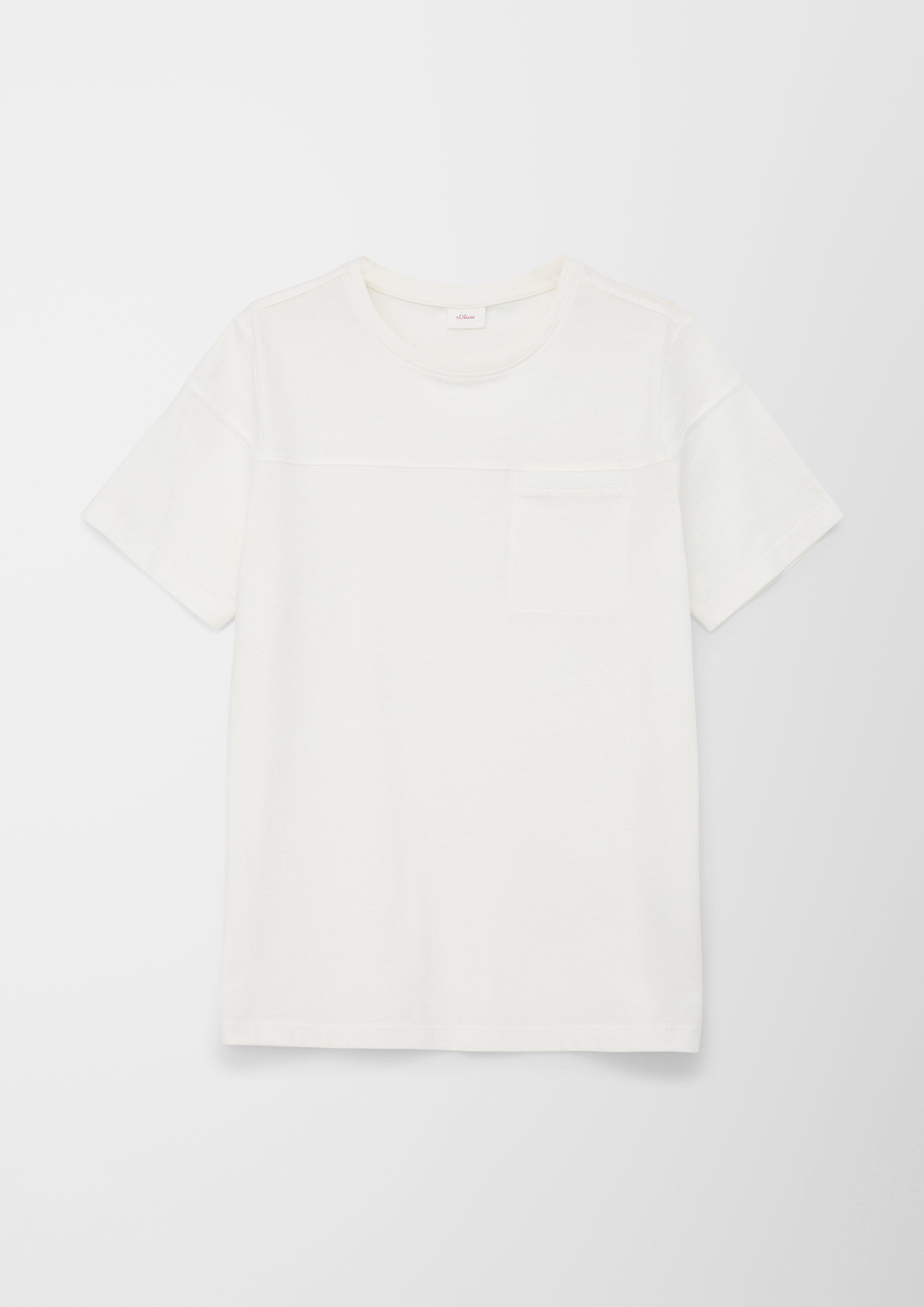 T-Shirt mit Brusttasche  2124865-0210