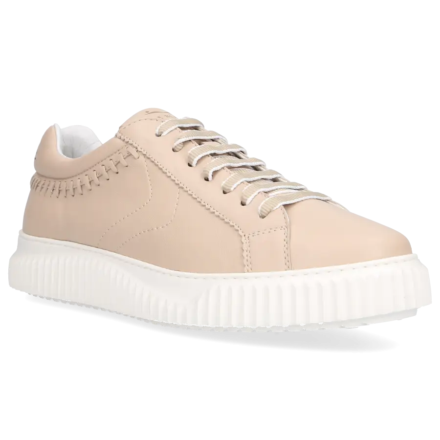 VOILE BLANCHE - Sneaker low LIPARI Kalbsleder - beige
