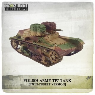 Polish Army twin-turret 7TP tank