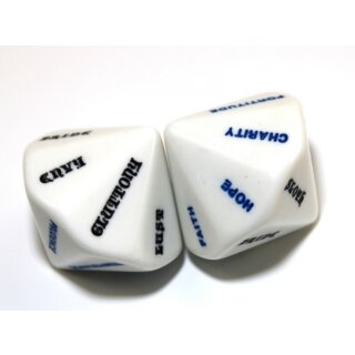 White D14 Virtues & 7 Sins (blue & black)