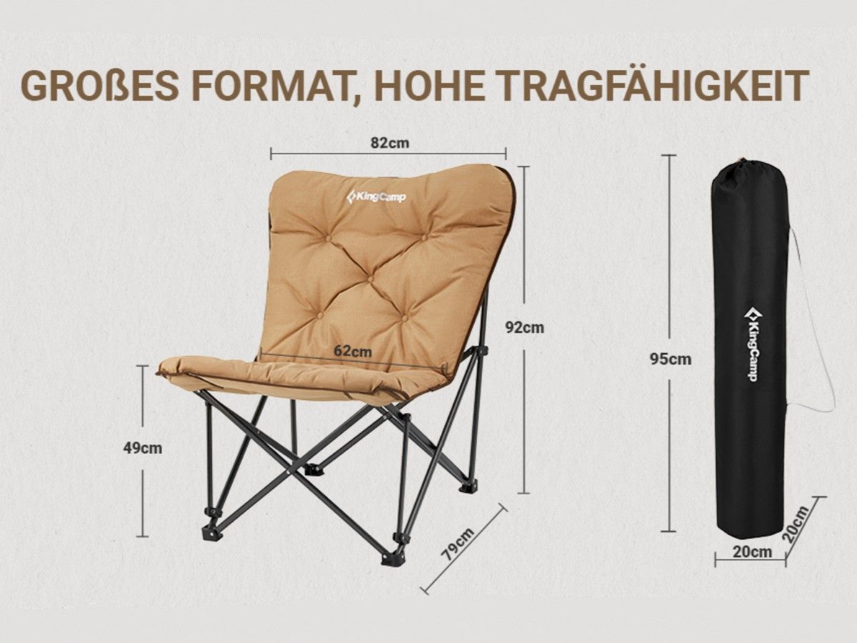 KingCamp Moonchair Faltstuhl