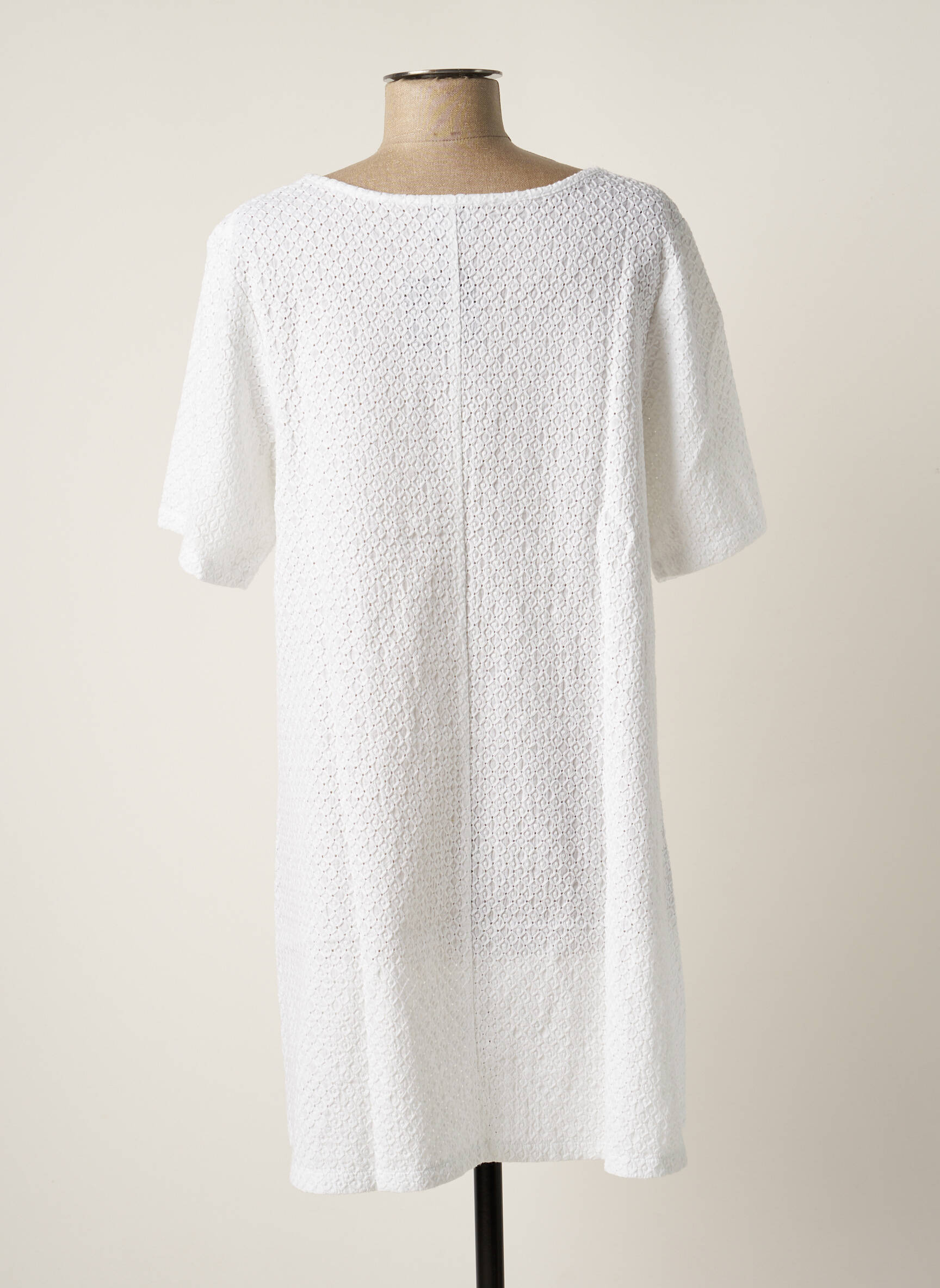 G Oze Tuniquemanchecourte Femme couleur blanc