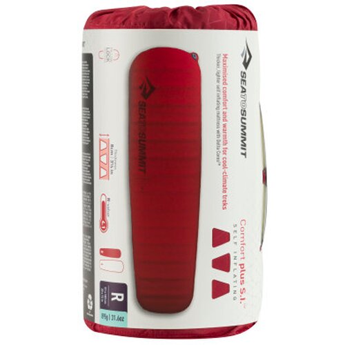 SELBSTAUFBLASENDE SCHLAFMATTE COMFORT PLUS SELF INFLATING MAT REGULAR RED
