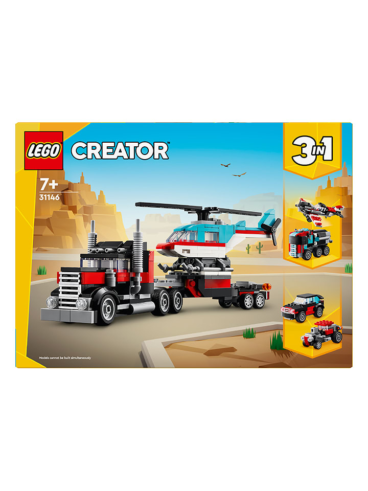LEGO LEGO® Creator: Tieflader mit Hubschrauber - ab 7 Jahren günstig kaufen onesize