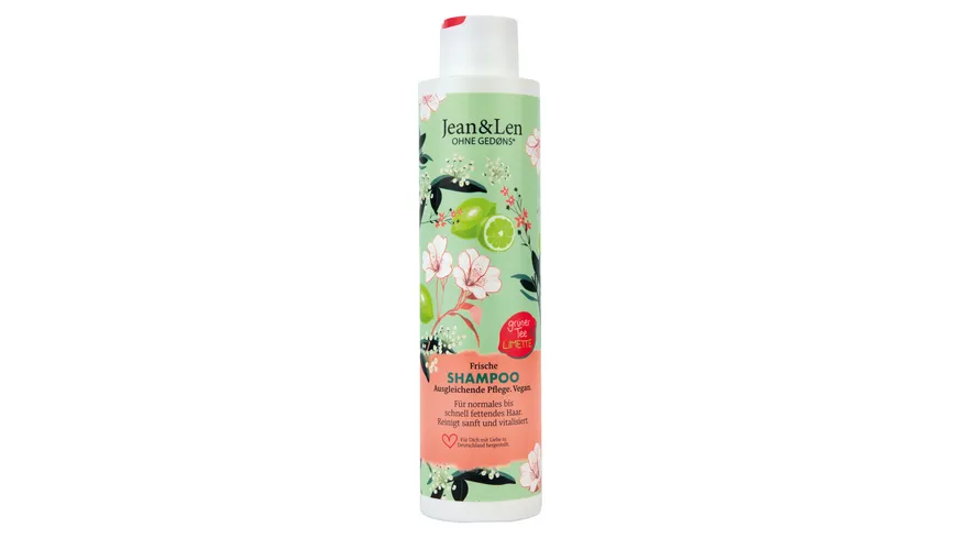 Jean&Len Frische Shampoo Grüner Tee/Limette 300 ml