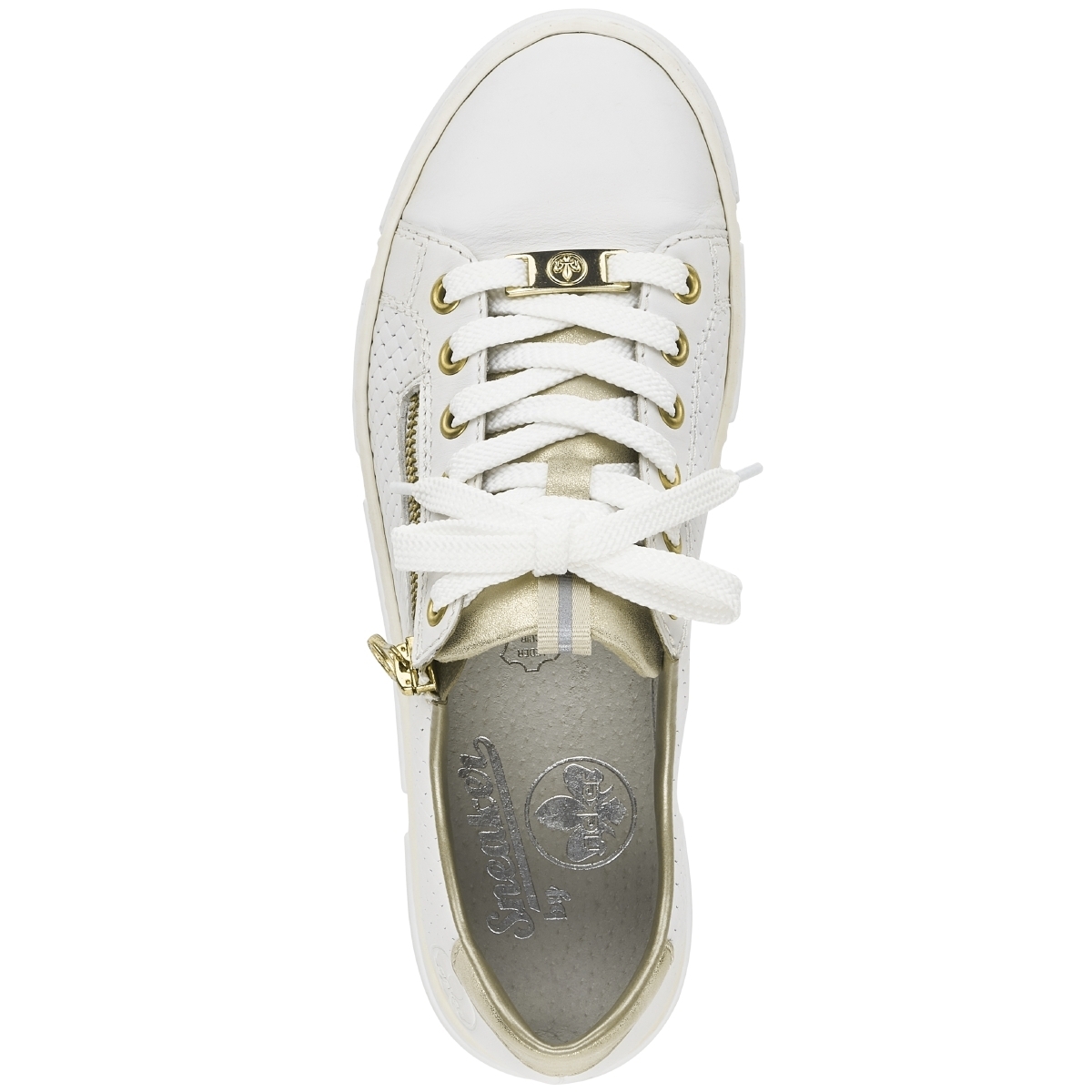 Rieker N5932 Sneaker Low weiss