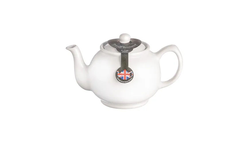 PRICE & KENSINGTON Set Teekanne + Teesieb weiss