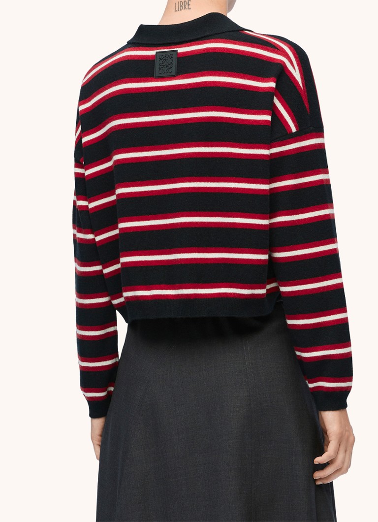 Suéter LOEWE de lã fina com estampa listrada