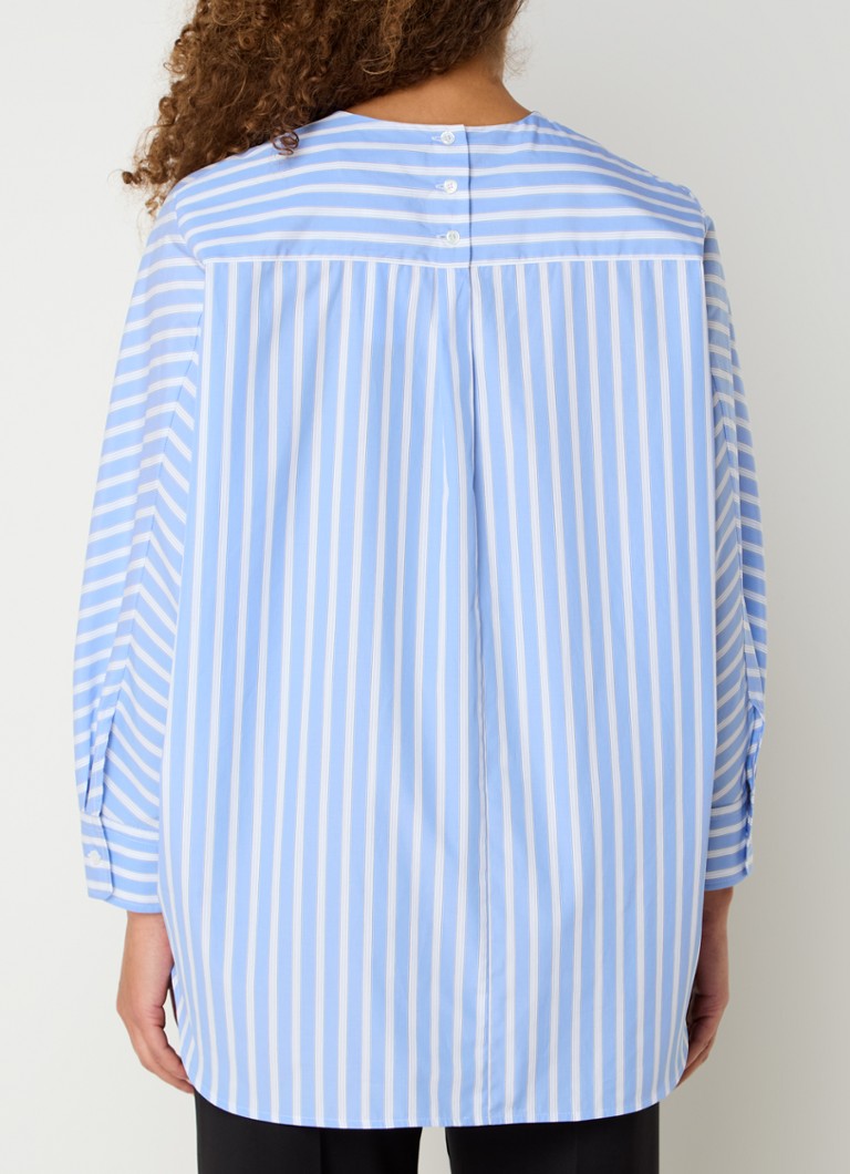 MaxMara  Emanuel tuniek met streepprint en borstzak