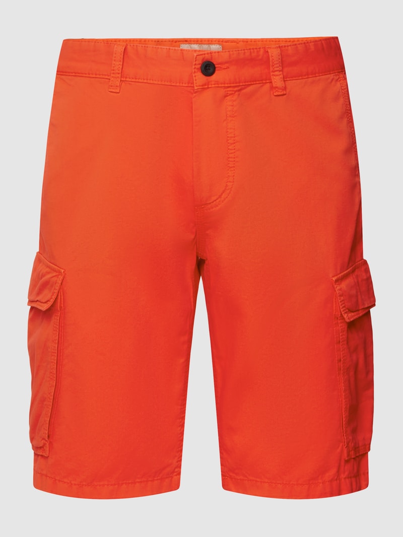 Shorts mit Cargotaschen in rot