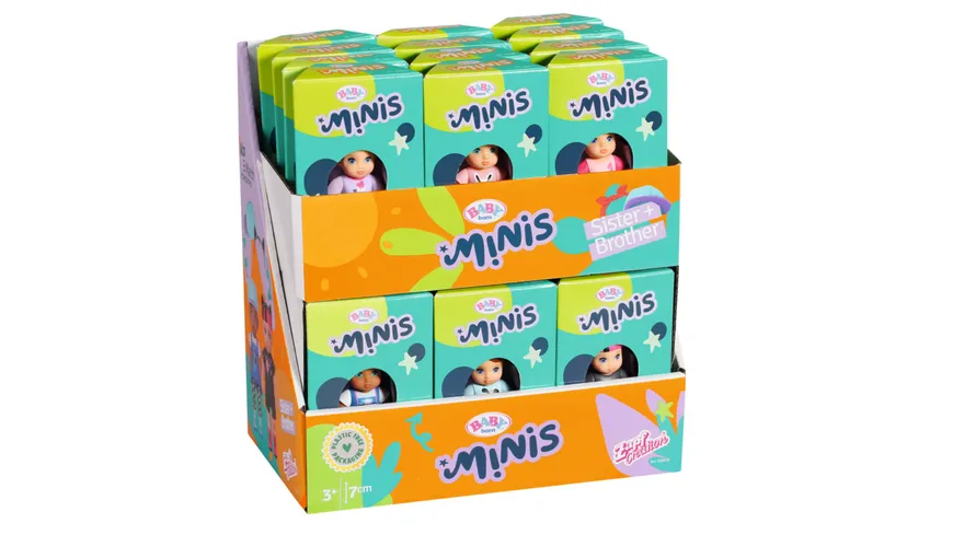 BABY born Minis - Sisters & Brothers, 1 Stück, sortiert