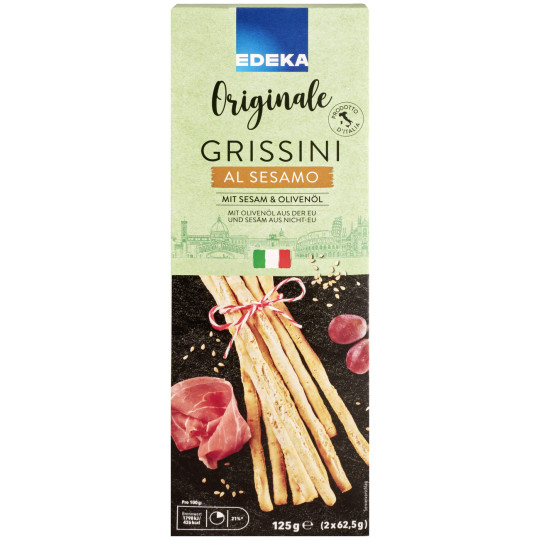 EDEKA Originale Grissini Al Sesamo 125G