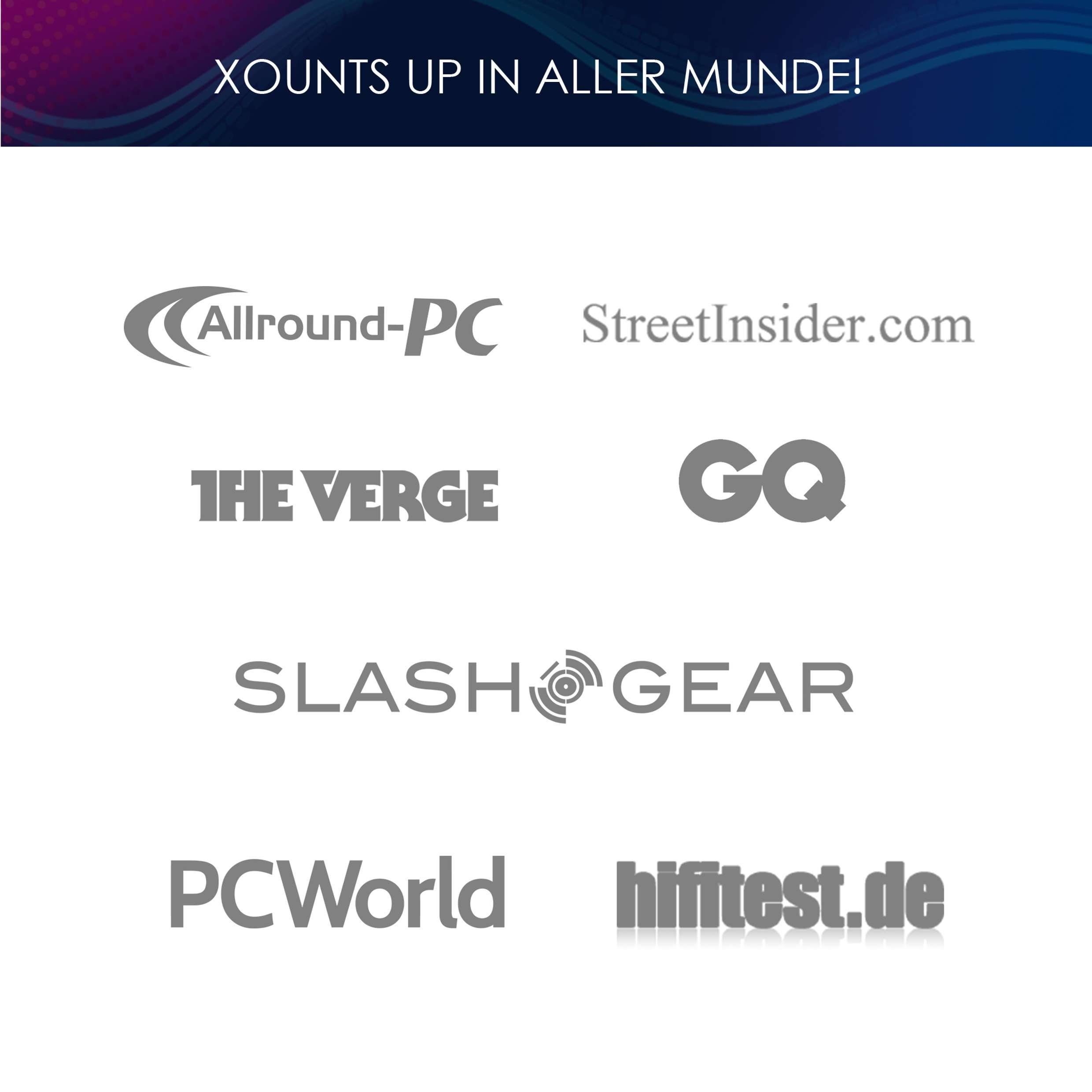 XOUNTS XOUNTS Soundsystem Surround-Lautsprecher (Bluetooth 4.0, 360° Raumklang-Erlebnis, austauschbares Cover)