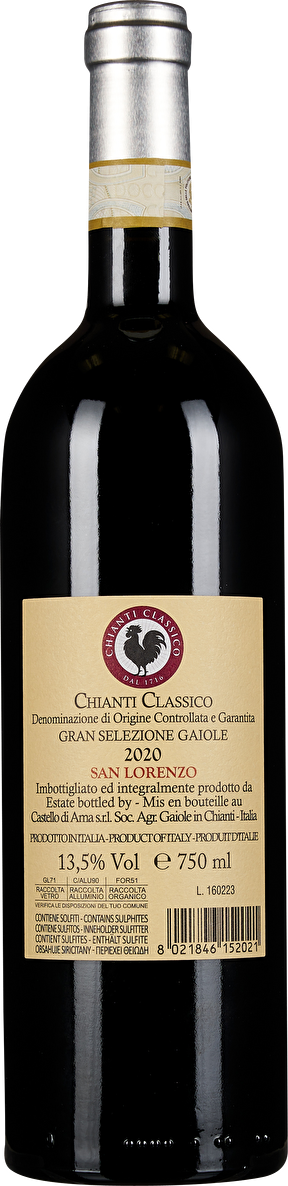 Castello di Ama Chianti Classico Gran Selezione San Lorenzo 2020