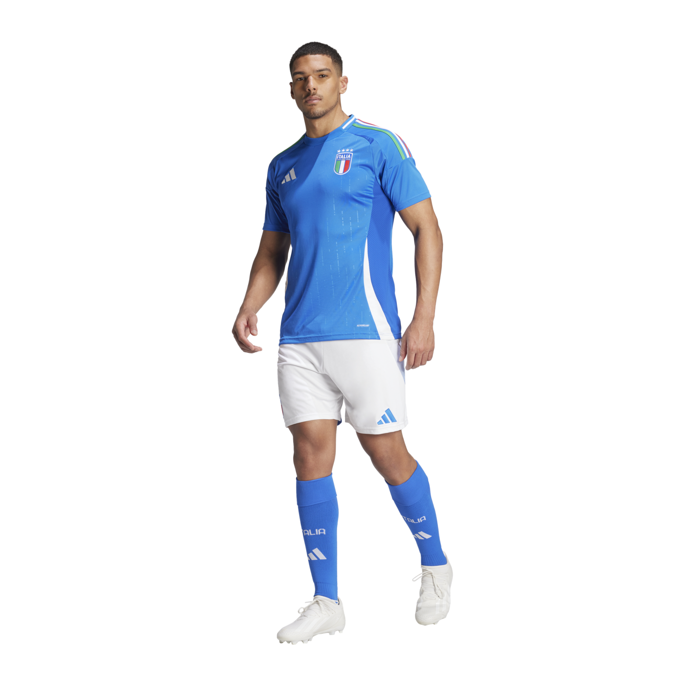 adidas Italien Short Home EM 2024 Weiss