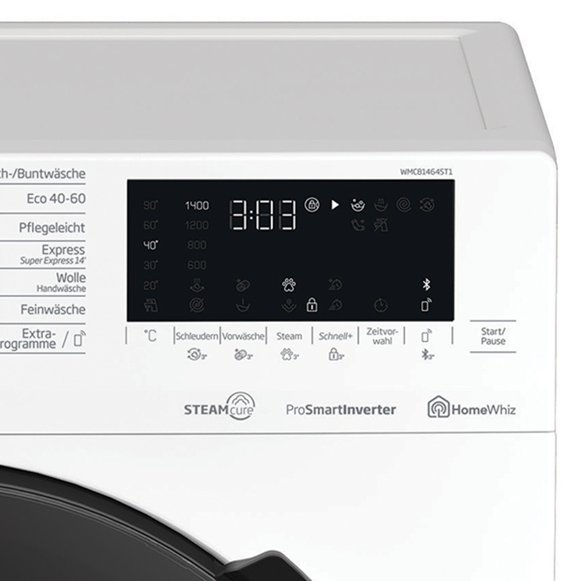 BEKO Waschmaschine WMC81464ST1, 8,00 kg, 1400 U/min, Pet Hair Removal, SteamCure, Schnell+