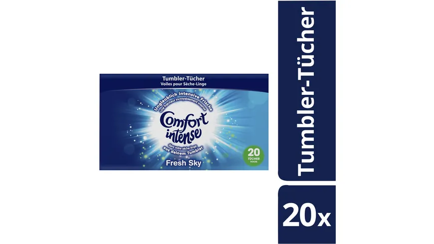 Comfort intense Trocknertücher Fresh Explosion (blau)