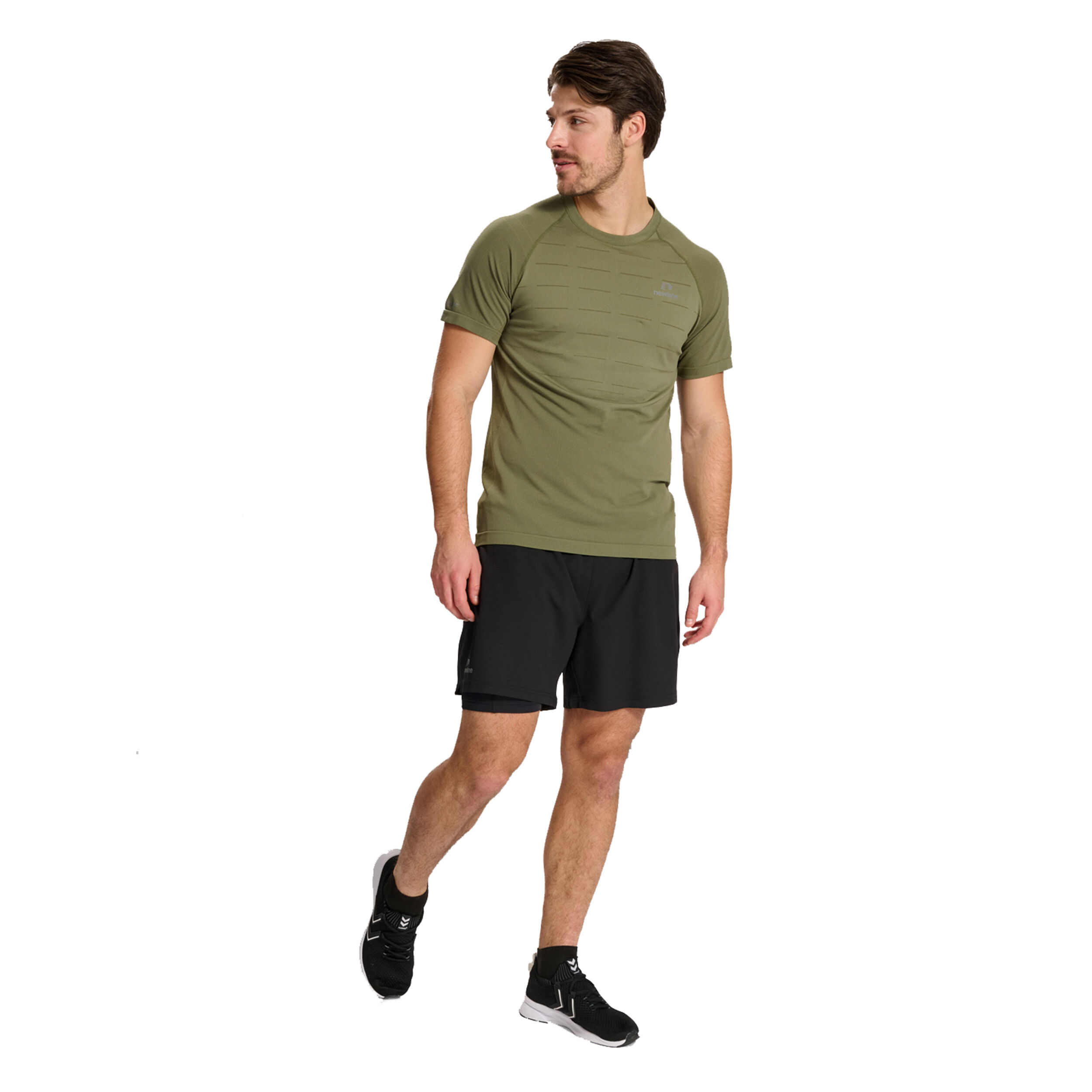 Dallas 2in1 Shorts Herren - Schwarz