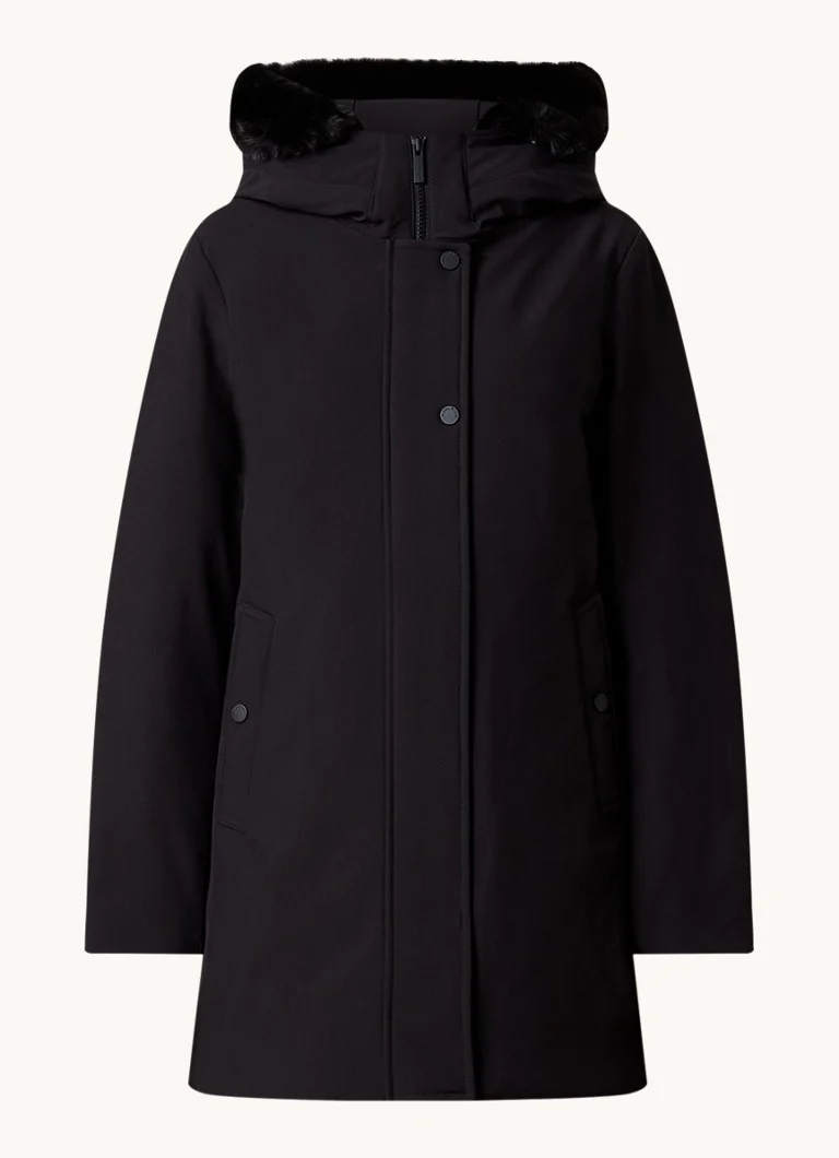 Zateplená parka Woolrich Firth s péřovou výplní a kapucí